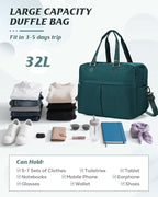 Gym Bag Womens,Travel Duffel Carry on Bag Sport Tote Bag Weekend Overnight Bag