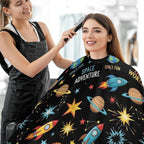 Hairdresser Cape with Neck Clasp for Coloring/Perming/Styling