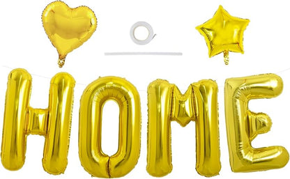 TONIFUL 40 Inch Large Gold Letter HOME Foil Balloons Alphabet Balloons | Giant by TONIFUL