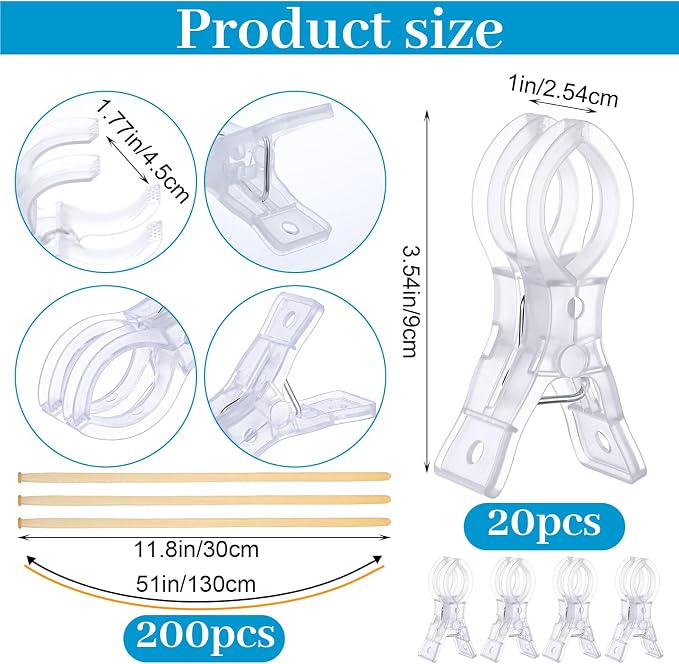 20PCS Large Balloon Arch Clips - Image 2