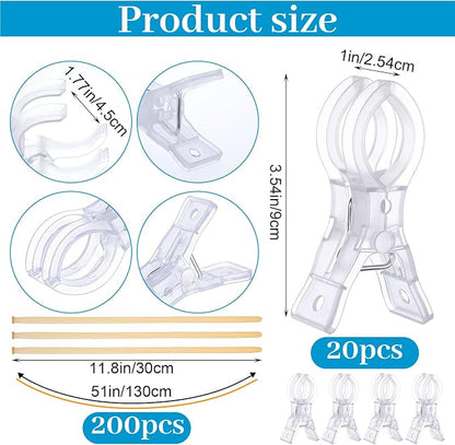 20PCS Large Balloon Arch Clips - Image 2