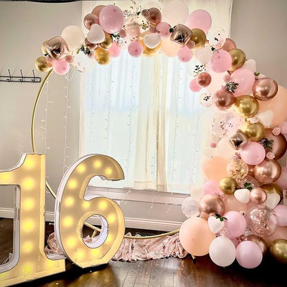Rose Gold and Pink Balloons - Image 5