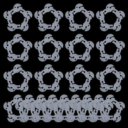60 Pcs Reusable Balloon Arch Clips Flower Shape Plastic Balloon Arch Connector by Unknown