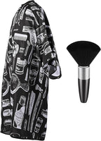 ULG Professional Hair Cutting Cape with Neck Duster Brush Waterproof Extra Large Size Salon Barber Cape Haircut Cape for Men