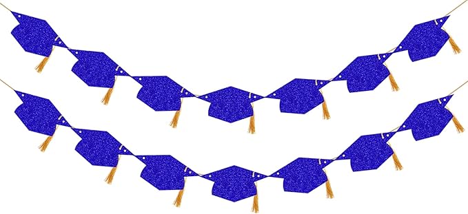 Graduation Decorations Class of 2026 Glitter Congrats Grad Graduation by YasmartLife