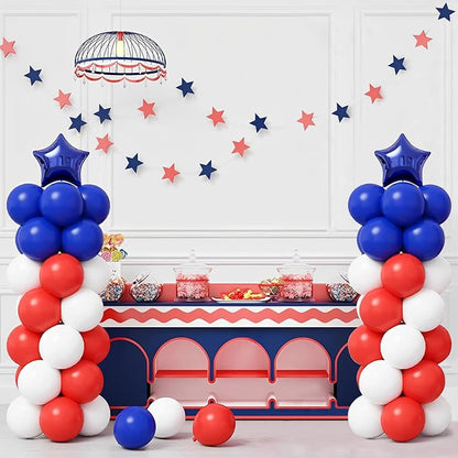 4 Sets Metal Balloon Stand, Balloon Arch Kit of 4, 7 Feet Adjustable, Event - Image 7