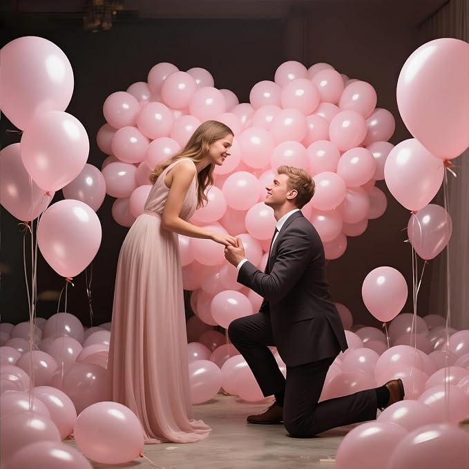 Light Pink Balloon 12 Inch - Image 6