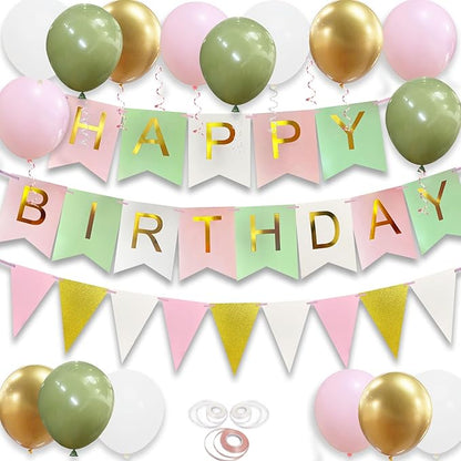 Happy Birthday Banner, Happy Birthday Decorations by Unknown