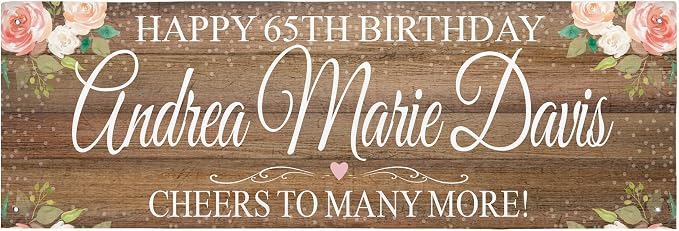 Let's Make Memories Personalized Celebration Banner by LetsMakeMemories