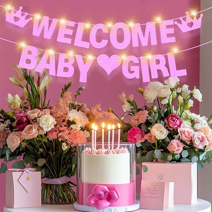 175Pcs DIY Glitter Customizable Banner Kit Happy Birthday Letter Banners - Image 5