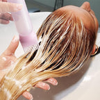 4 PCS Root Comb Applicator Bottle,Hair Oiling Applicator,Hair Oil Applicator Bottle for Hair Dye Shampoos Hair Salons.6oz (2white+2pink)