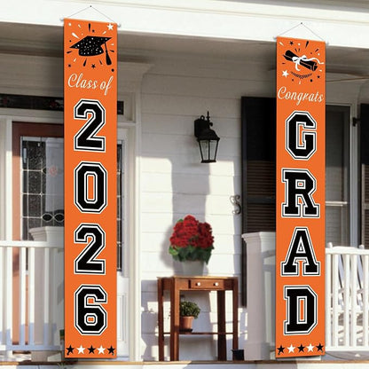 DAZONGE 2026 Graduation Party Decorations Orange and Black by Dazonge