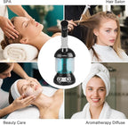 Facial Steamer, Nano Ionic Face Steamer for Facial Deep Cleaning Portable Ozone Steamer with Extendable 360° Rotating Arm, Humidifier for Home Salon Spa or Personal Care (Black)