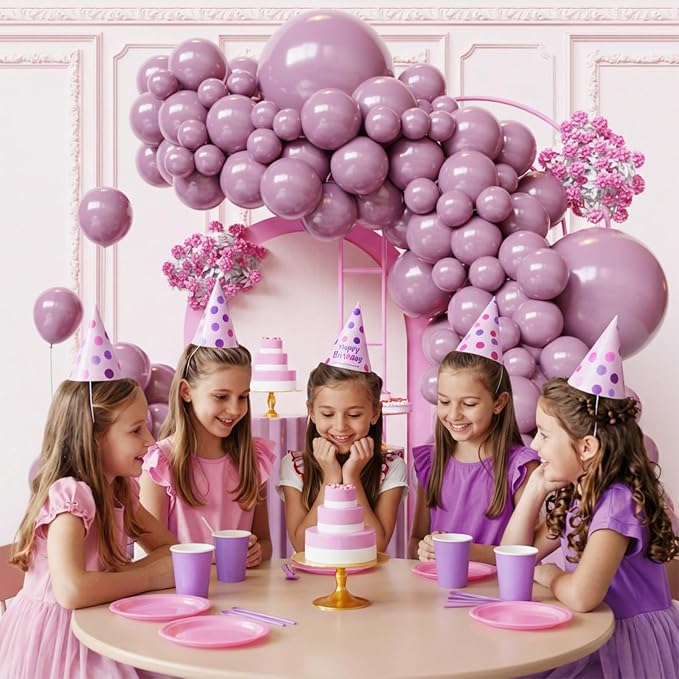 Dusty Purple Balloons Arch Kit, Graduation, Birthday Party Decorations - Image 6