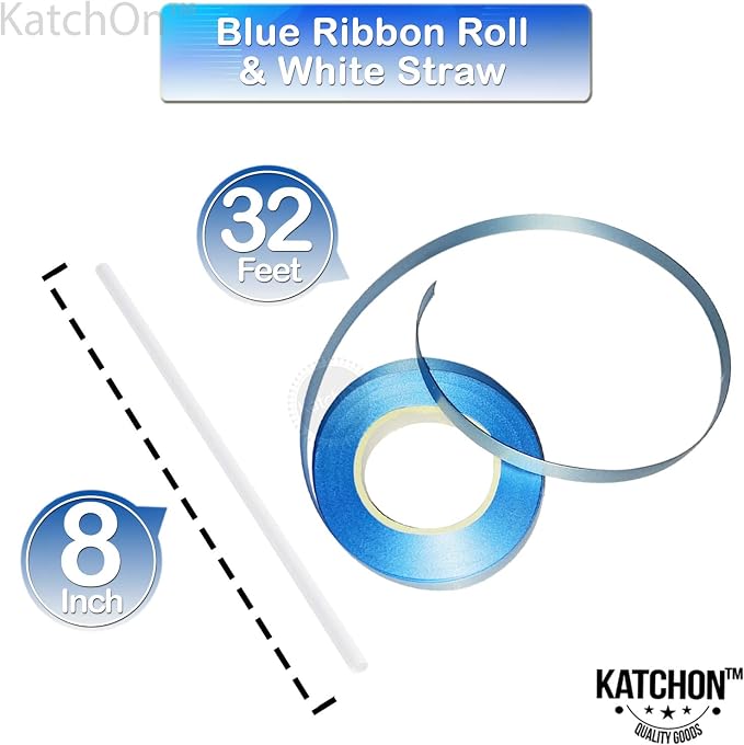 KatchOn Blue Number 1 Balloon for 1st Birthday Decorations - Image 3