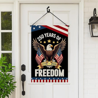 250 year anniversary Garden Flag, 250th birthday Freedom Patriotic Banner - Image 5