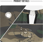 ALAZA Vintage Camouflage Barber Cape for Men Women, Waterproof Haircut Apron Beard Shaving Bib Hair Cutting Cloth 55 x 65 Inch
