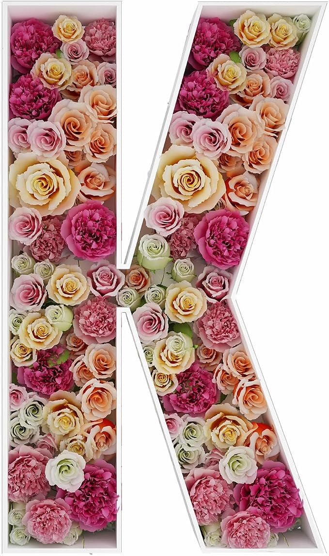 2FT Letter K Mosaic Balloon Frame Letter DIY Fillable Letters Kit by JW+Passion+-+Premium+Quality%2C+Made+With+Passion