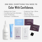 Madison Reed Radiant Hair Color Kit - 2.5NNN Soft Black (Parma Black), 100% Gray Hair Coverage Permanent Hair Dye for Resistant Grays | PPD-Free & Ammonia-Free, 2 Pack