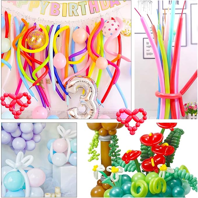 100 pcs 260 Long Balloons - Image 8