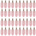 No Crease Hair Clips Makeup Pin Curl Clip Bulk 40Pcs Multicolor No Bend Dent Bang Creaseless Hair Clips for Makeup Application Bangs Hairpin Setting Pins Clip for Women Styling (Translucent Pink)