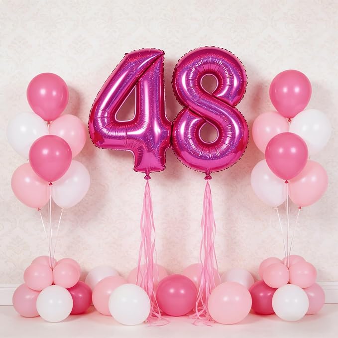 Laser Hot Pink 4 Balloon - Image 9