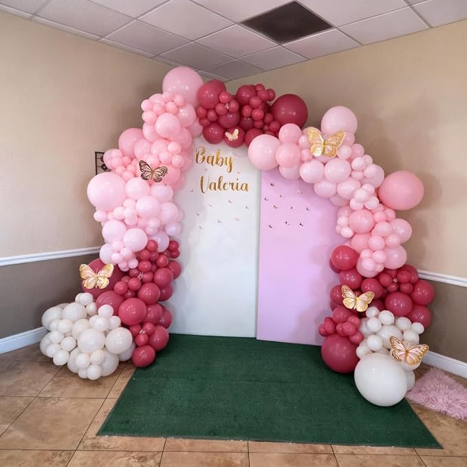 Pink and White Balloons for Baby Shower Bridal Shower Birthday Decorations | - Image 3