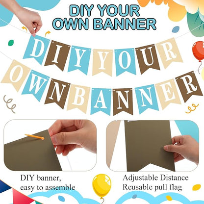 Mooliwe 171 Pcs DIY Custom Banner Kit Make Your Own Customizable Sign - Image 3