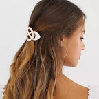 Beige Hair Barrettes for Women 4packs Hair Clips French Hair Barrette Clip Beige Accessories for Women Girls