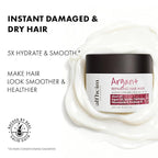 ALFHEIM Argan+ Repairing Hair Mask for Dry, Damaged & Frizzy Hair with Argan Oil, Keratin – Deep Conditioning, Shine & Frizz Control – Intensive Hydration, Color Safe, Sulfate Free – 8.45 oz