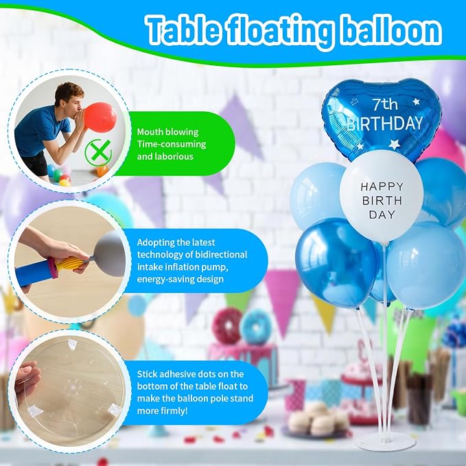 6 Sets Balloon Stand Kit, Balloon Sticks Holder - Image 2