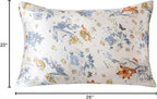 SLPBABY Silk Pillowcase for Hair and Skin with Hidden Zipper Print (Standard(20''x26''), Pattern 23)
