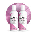 Adore Semi Permanent Hair Color (192 Pink Petal) | Vegan & Cruelty-Free Pink Hair Dye | No Ammonia, No Peroxide, No Alcohol | 4 Fl Oz Each (Pack of 2)