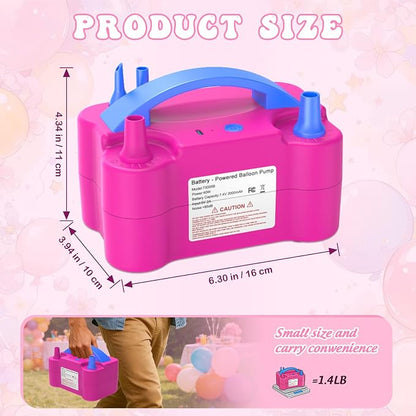 IDAODAN Electric Balloon Pump, Portable Electric Balloon Blower Machine - Image 5