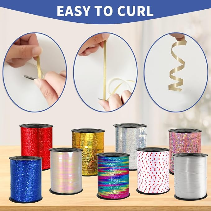 500 Yard Gold Curling Ribbon, Ribbon - Image 4