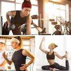DRESHOW Yoga Sports Headbands for Women Elastic Non-Slip Headbands Workout Running Hair Bands 6 Pack