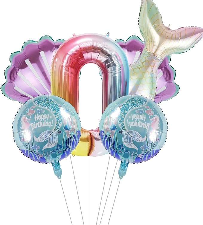 Mermaid Birthday Decorations Mermaid Balloons by United-UnicornsParty