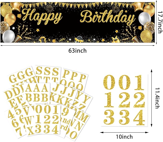 Personalized Birthday Banner for Party, - Image 2