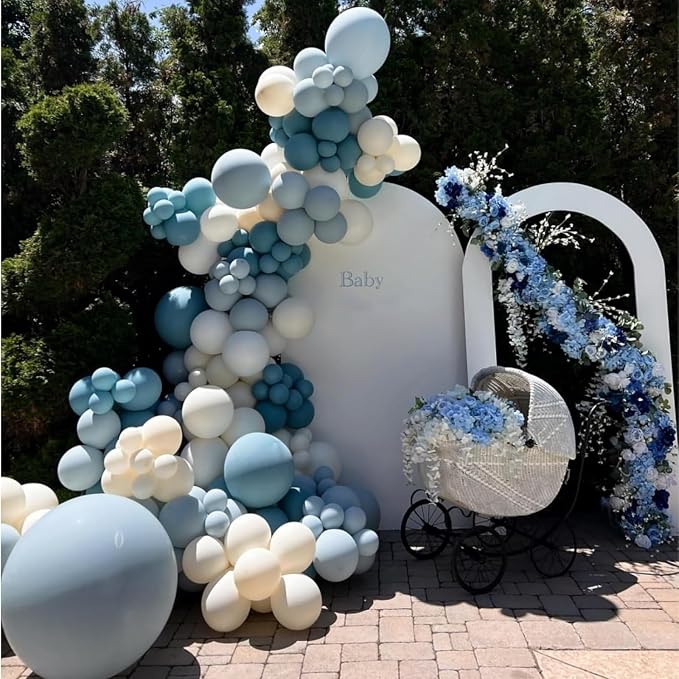 Dusty Blue Balloons - Image 4