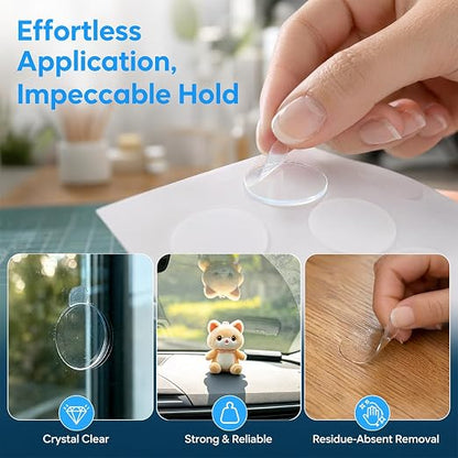 Sticky Dots 3 Size Mix Double Sided Sticky Dots Easy Peel Tabs No Damage - Image 6