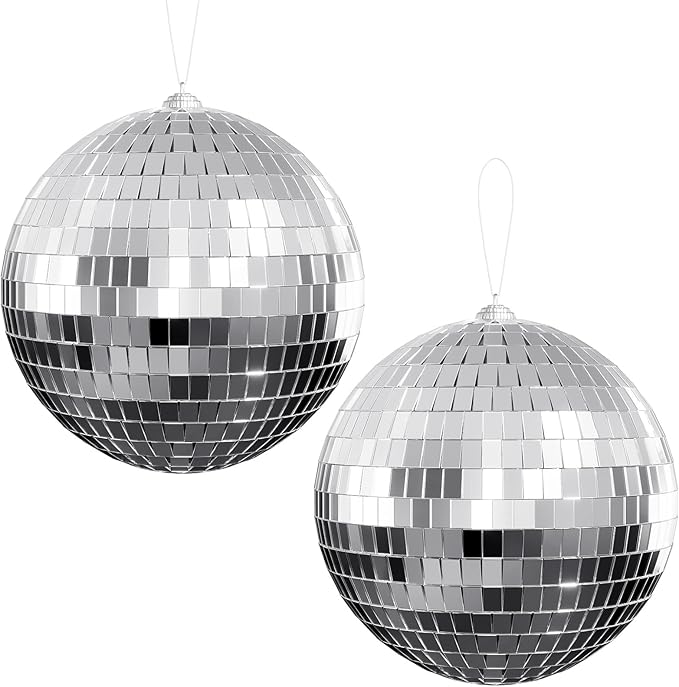 Youdepot Disco Ball 4 Inch 2-Pack, retro parties, classrooms and home decor. by Youdepot