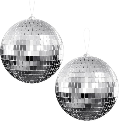 Youdepot Disco Ball 4 Inch 2-Pack, retro parties, classrooms and home decor. by Youdepot