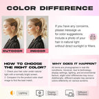 Ponytail Extension - 14" Claw Clip in Ponytail Hair Extensions Natural Soft Synthetic Layered Wavy Pony Tail Hair Pieces for Women - Bright Golden with Light Ends