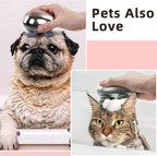 cotsoco Electric Pet Cat Massager for Cats and Dogs Care with 8 Massage Heads, Handheld Cordless Head Scratcher Scalp Massager for Hair Growth, Deep Clean and Stress Relax, Gifts for Women, Men,Pets