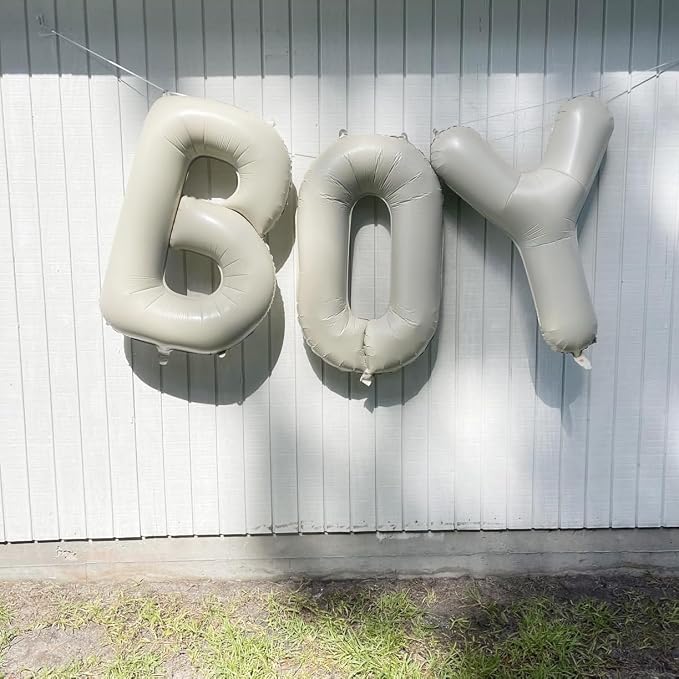 Letter Balloon 40Inch Cream White Big Alphabet Balloons Letter O | Giant Foil - Image 4