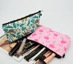 2 Pcs Cosmetic Bag for Women Small Make Up Bag Waterproof Travel Toiletries Pouch with Zipper for Organizing Small Items, Gift Bags for Birthday Christmas(Animal)