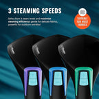 PurSteam Handheld Garment Steamer for Clothes – Powerful Wrinkle Remover with 3 Steam Settings, Large Removable Water Tank, and Fast Heat-Up – Portable Fabric Steamer for Home & Travel