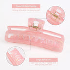 Jayongnee Nonslip French Large Hair Clips for Women Girls, Strong Hold Hair Jaw Clamps for Thin/Medium Thick Hair