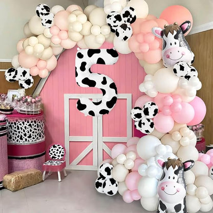 40 Inch Cow Print Balloon, Number 5 balloons Cow Balloons - Image 5