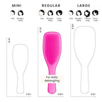 Tangle Teezer Fine & Fragile Ultimate Detangler Brush, Dry & Wet Hair Brush to Detangle & Reduce Breakage, Runway Pink